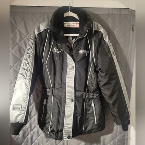 Choko Design Adventurer Snowmobile Jacket W Small Used Black & Gray (Reflective)